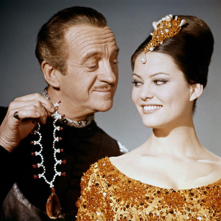 On the set of The Pink Panther