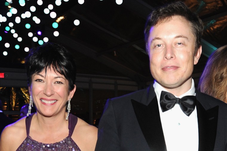 Ghislaine Maxwell and Elon Musk 