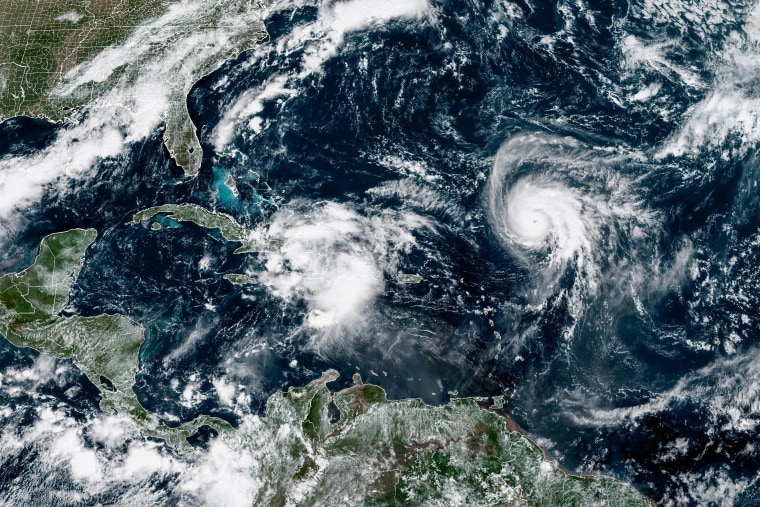 The Atlantic storms on Sept. 26, 2025.