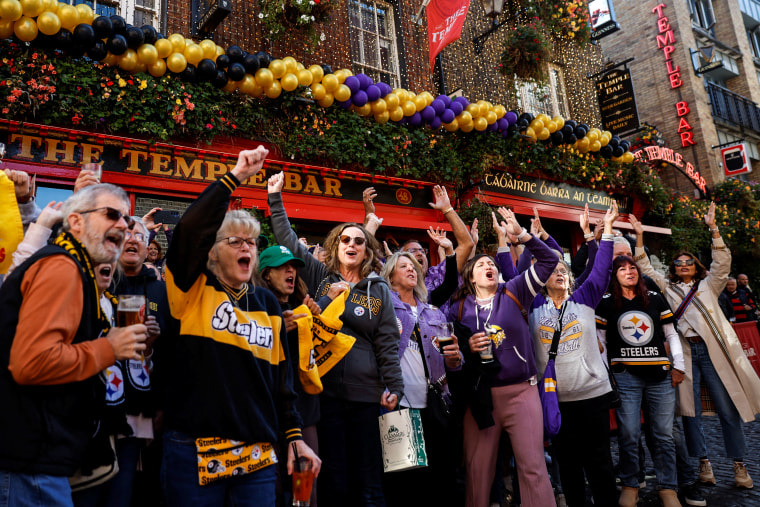 From pubs to state halls, NFL overseas push takes centre stage, in Dublin