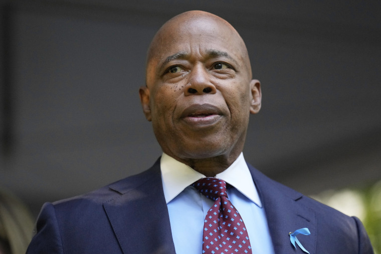NYC mayor Eric Adams