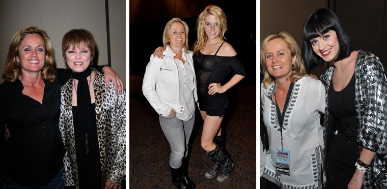 Founder Mariah Hanson with musicians Pat Benatar, Kesha, and Katy Perry.