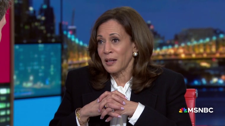 Kamala Harris on "The Rachel Maddow Show"