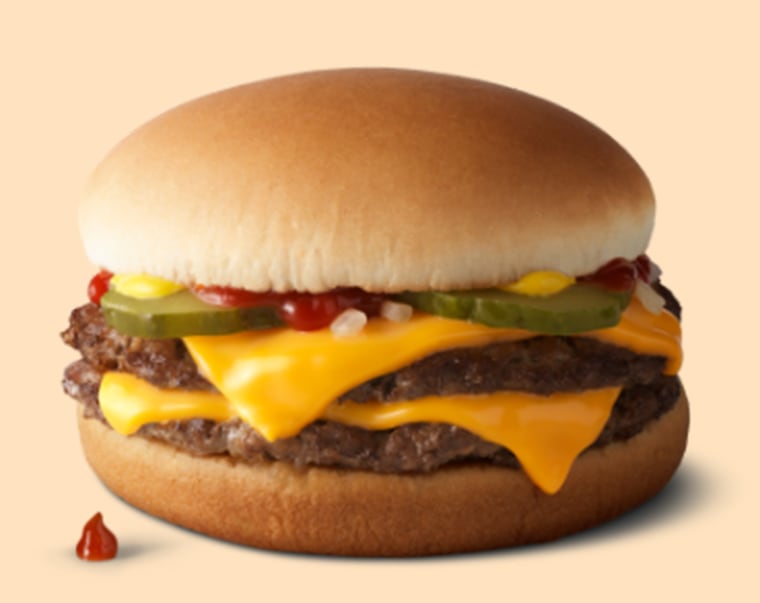 McDonald’s Double Cheeseburger.
