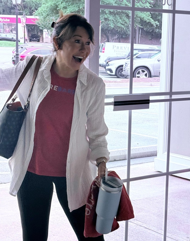 Murray is at the Barre studio almost every day. She has completed nearly 3,500 classes!