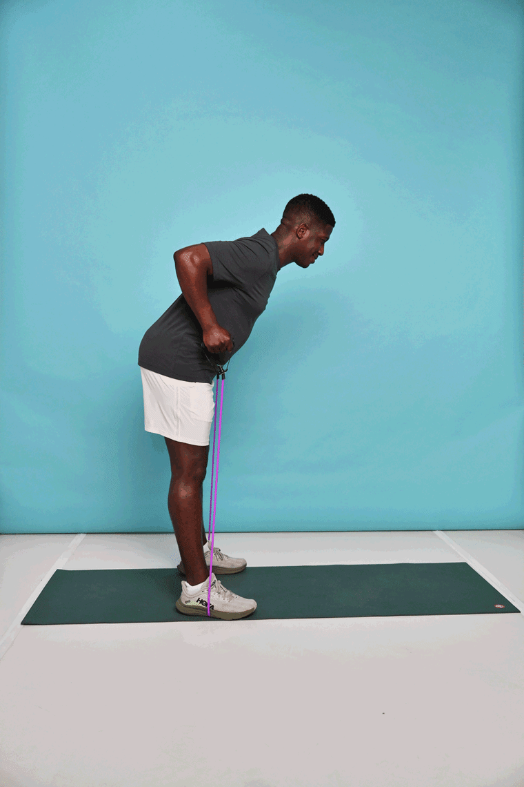 Banded Bent Over Row.