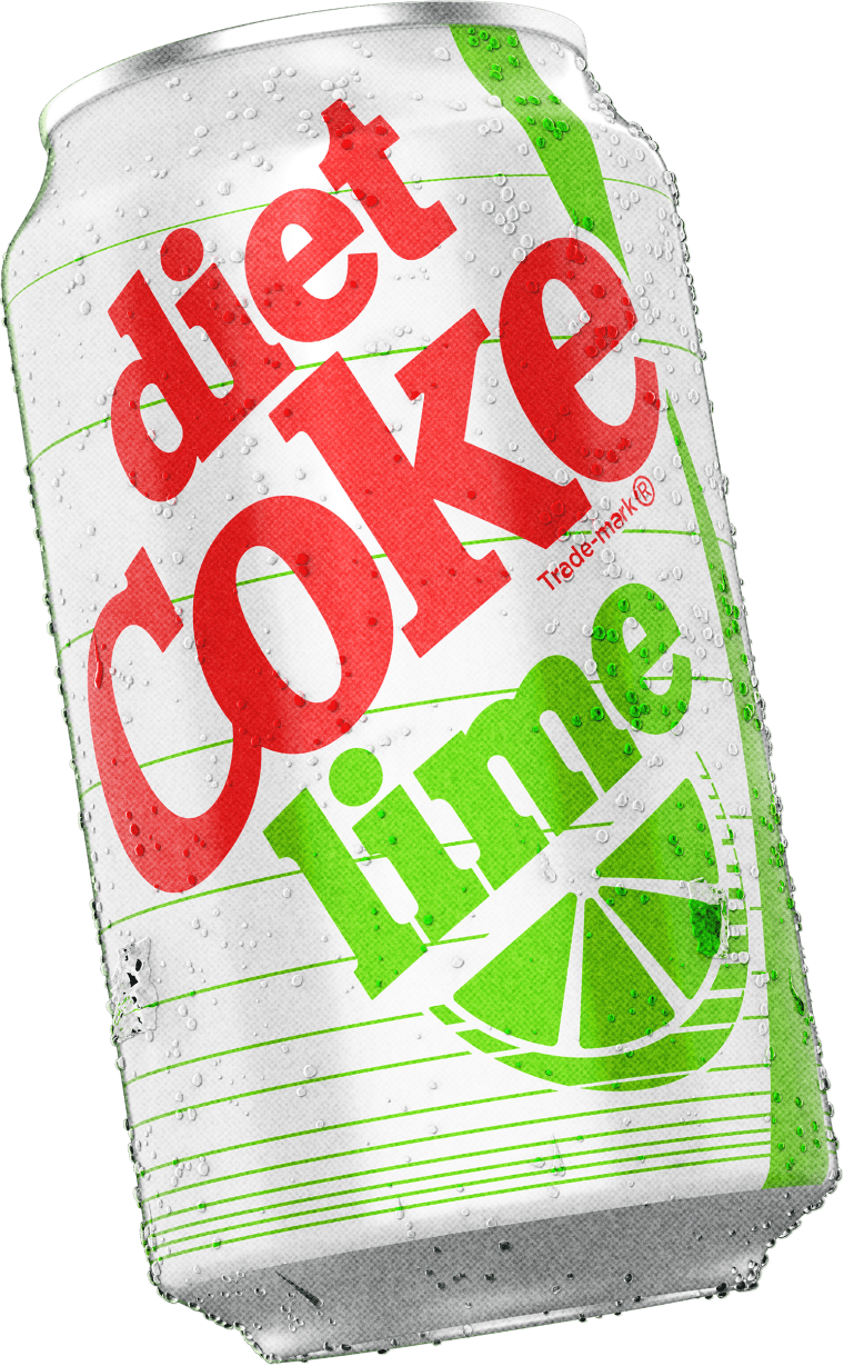 Retro Diet Coke Lime in a can.