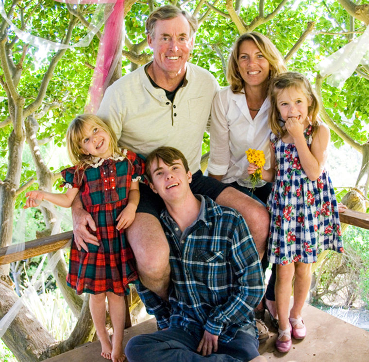 John S. Mcginley with his family.