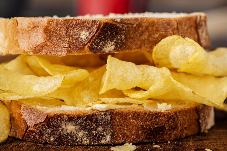 Crisp Sandwich Close-Up