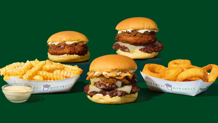 Shake Shack burger and fries
