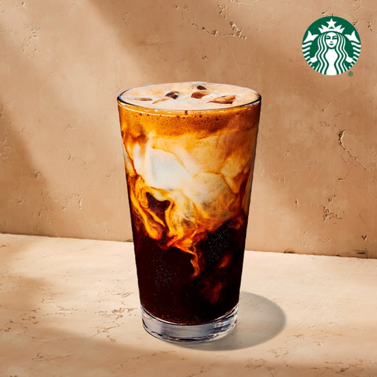 Iced Apple Crisp Oatmilk Shaken Espresso.