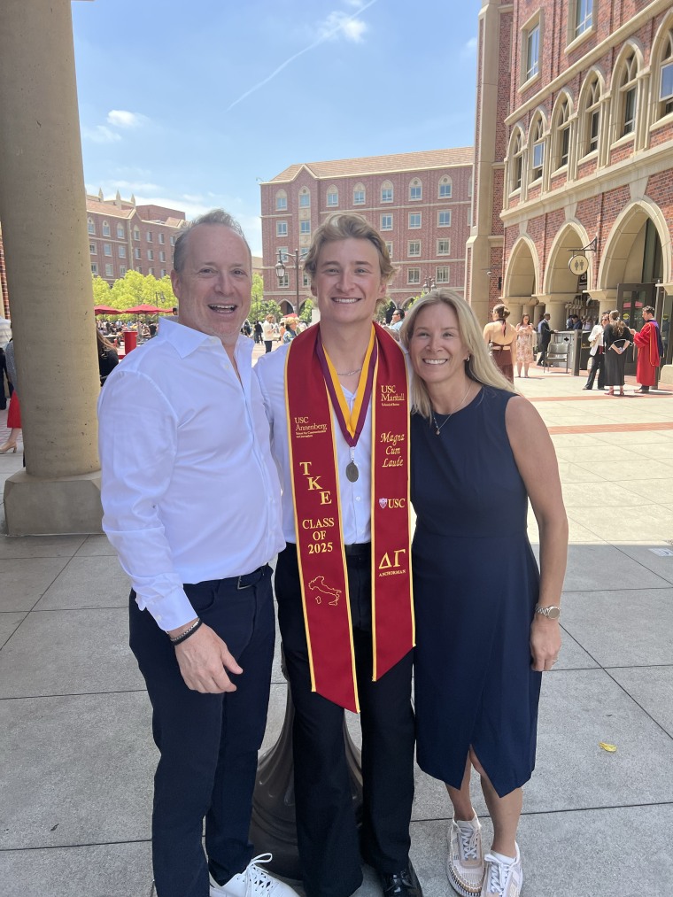 Jason Saperstone is teaching his parents, Pete and Nancy, how to text like Gen Z.
