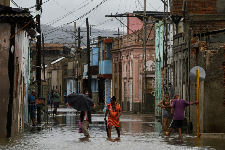 Aftermath of Hurricane Melissa in Santiago