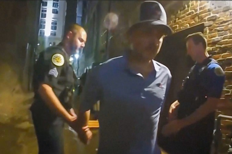 Police footage of Morgan Wallen's arrest.