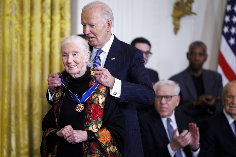 Jane Goodall.