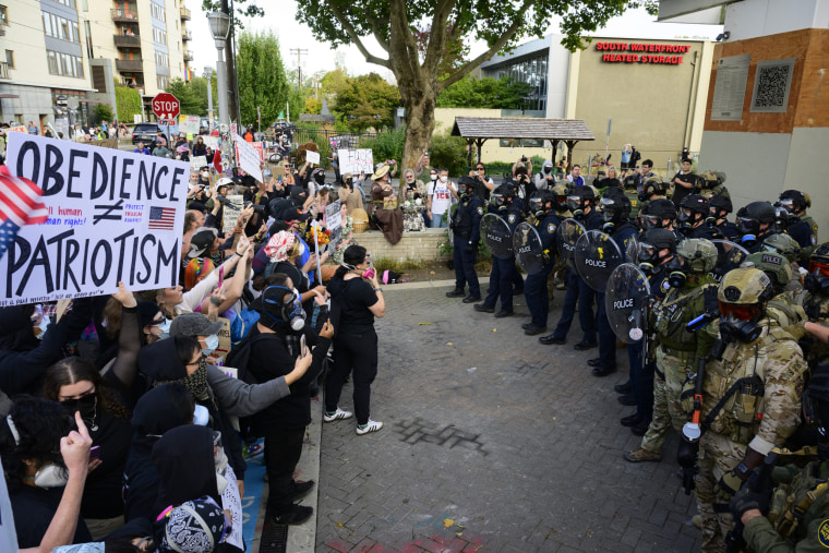 Image: Trump Authorizes Military Force To Quash Portland Anti-ICE Protests