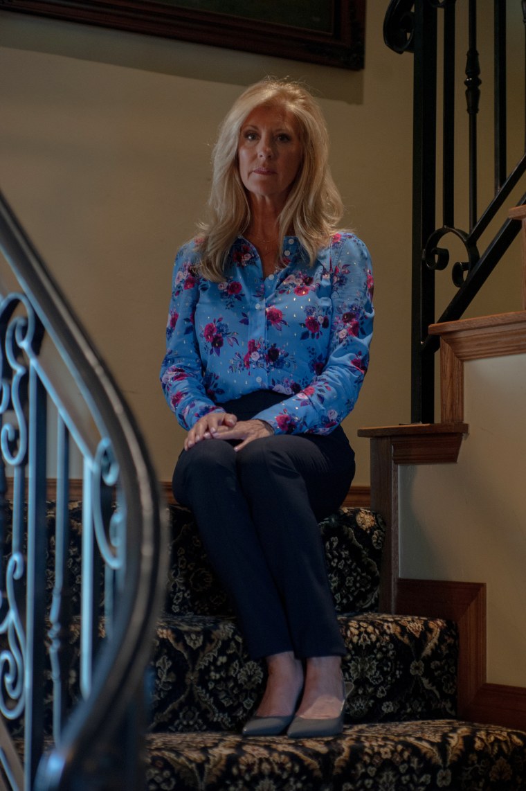 Cindy Clemishire at her childhood home in Hominy, Okla., on Oct. 2, 2025.