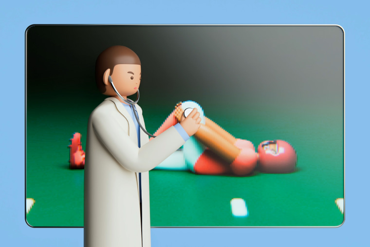 Medical professionals give instant diagnoses on social media when major NFL players get hurt.