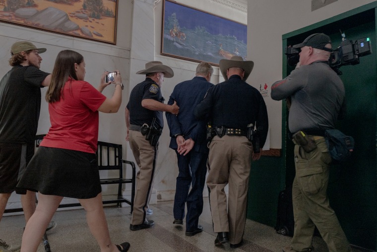 Robert Morris leaves Osage County Jail on Oct. 2, 2025.