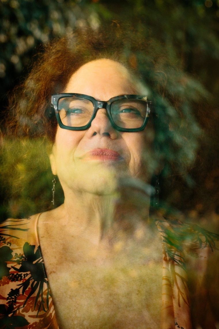 Heidi Toplansky poses for a portrait at home.