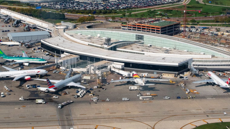 O'Hare Airport shot from above