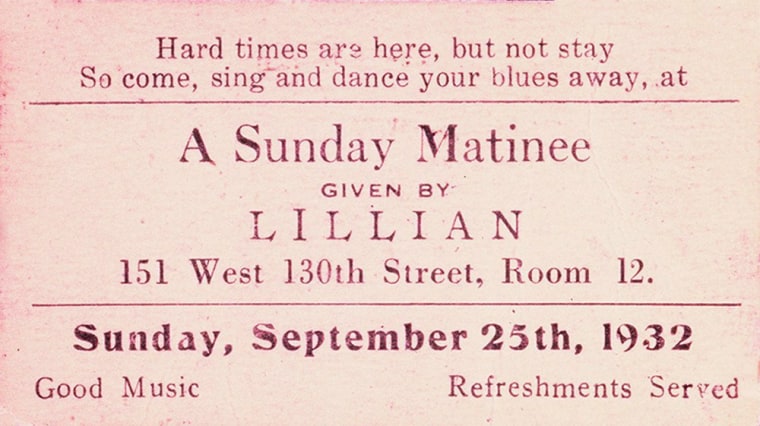 Sunday Matinee ticket