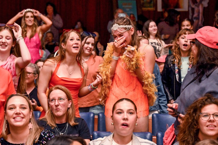 Swifties at release party.