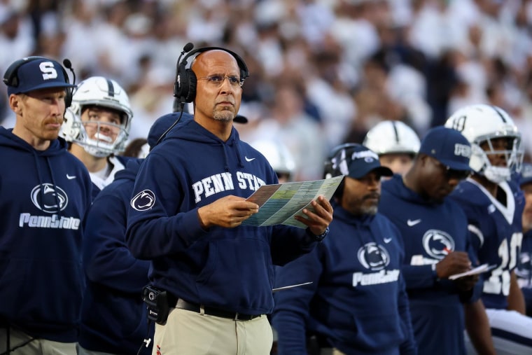 Penn State head coach James Franklin