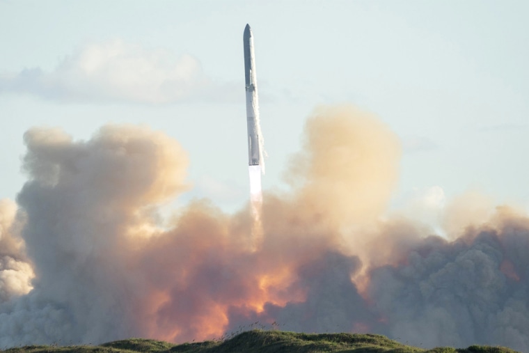 Image: spacex 11th test flight starship rocket
