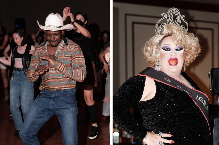 Hundreds of young people filled two large halls reserved for the finals’ country western dancing events in the evenings.