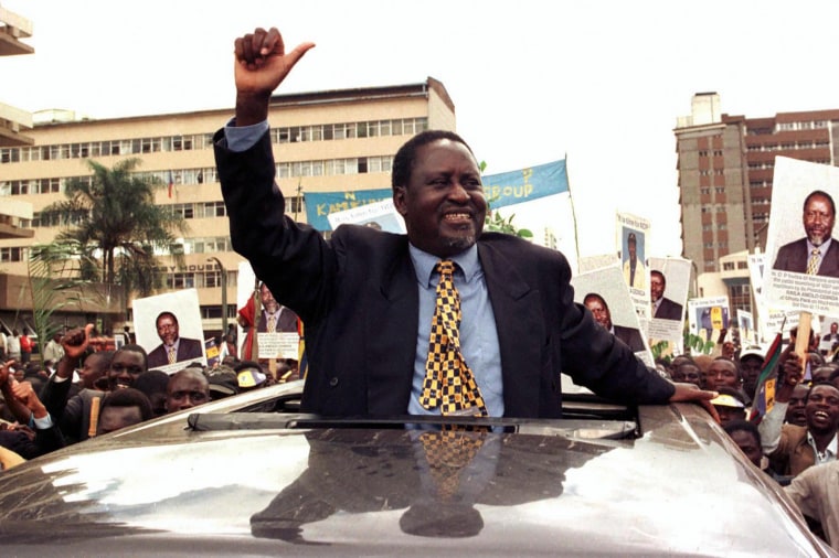 The leader of Kenya's National Development Party (