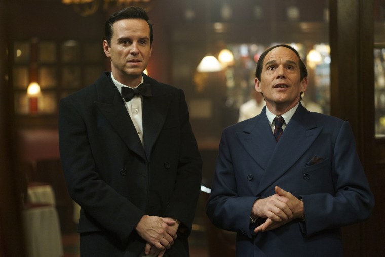 Andrew Scott and Ethan Hawke in "Blue Moon."