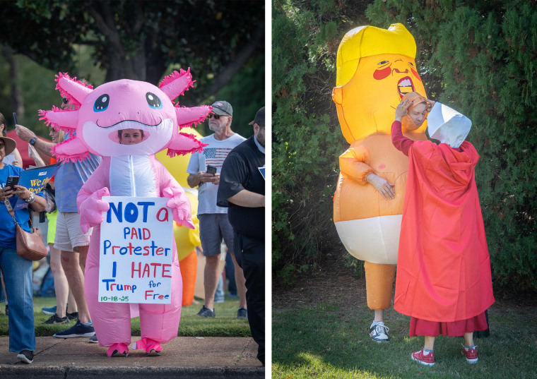 Image: Second Round Of No Kings Protests Sweep The U.S.