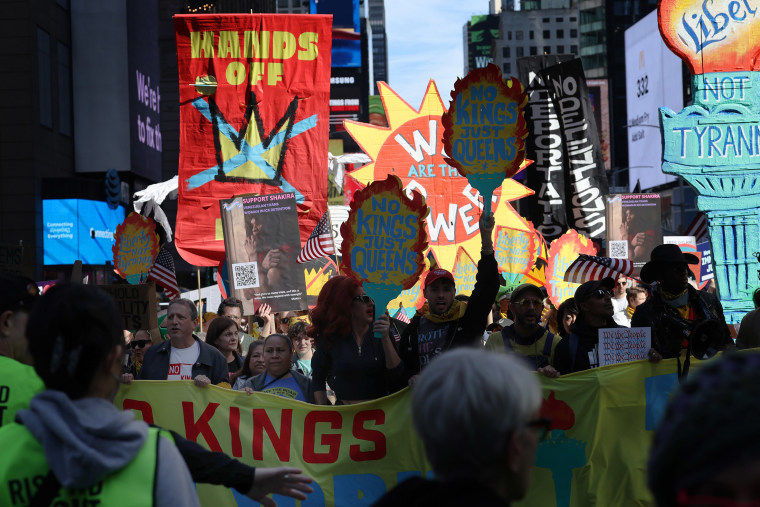 Image: Second Round Of No Kings Protests Sweep The U.S.