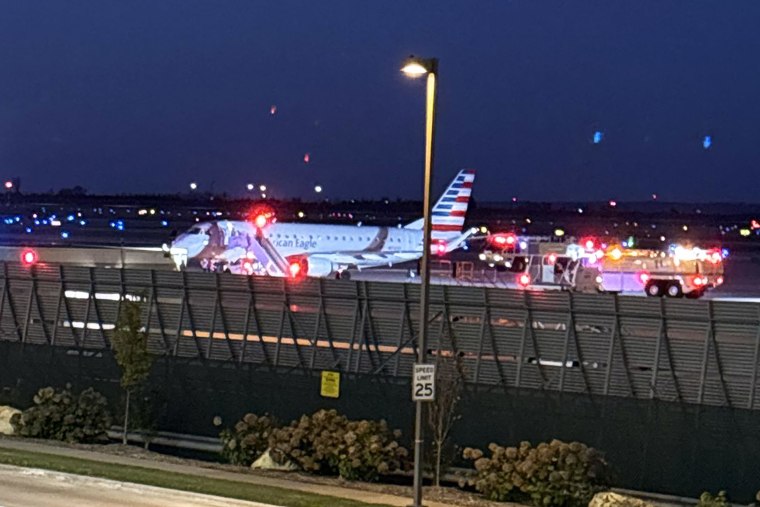 SkyWest plane in Omaha, Nebraska on Oct. 20, 2025.