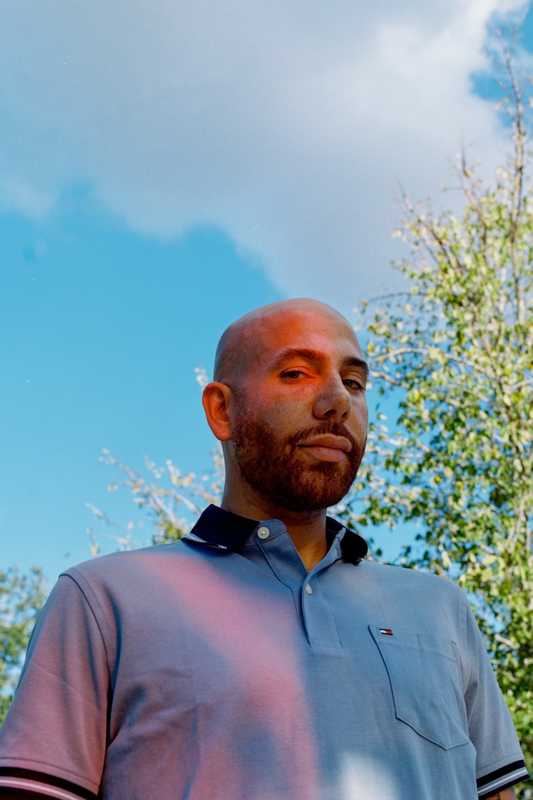 Giuseppe Corletto stands outside