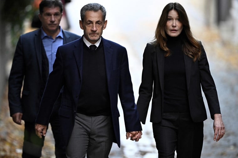 Image: TOPSHOT-FRANCE-POLITICS-JUSTICE-PRISON-SARKOZY-LIBYA