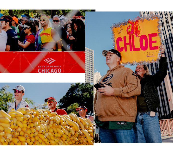 Supporters line the Chicago streets to cheer and fuel this year's competitors.