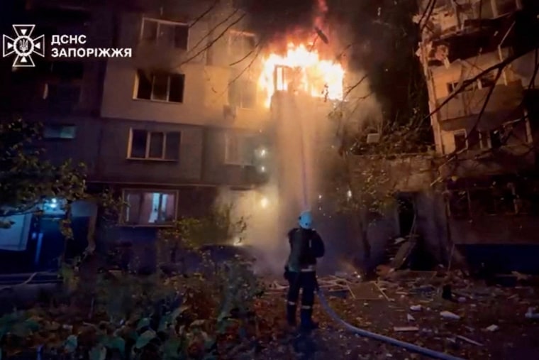 Consecuencias del ataque ruso a un lugar llamado Zaporizhzhia