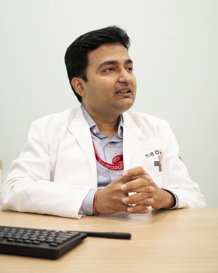 Saurav Agrawal, endocrinólogo del Hospital Medanta en Noida, India.