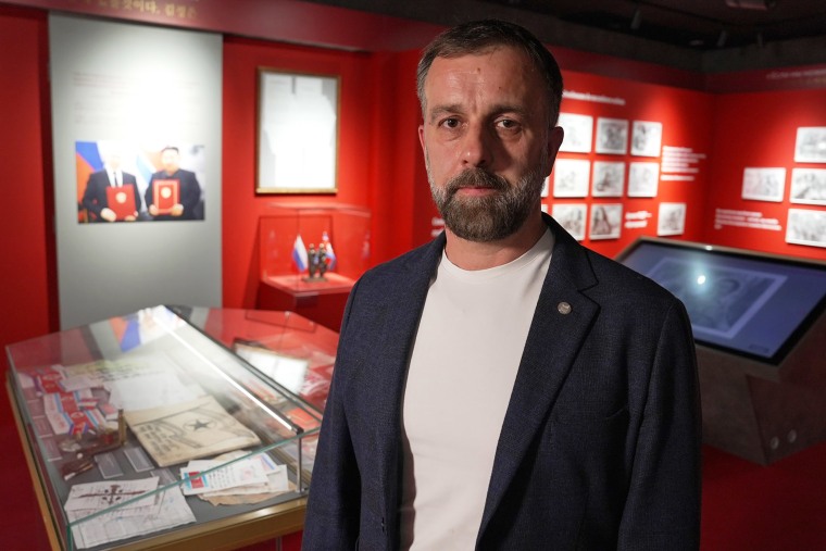 Ivan Kolegaev, the deputy director for exhibition work at the Museum of Victory.