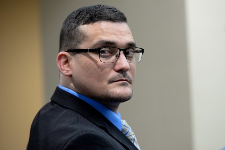 Sigfredo Garcia durante sua sentença em 2019.