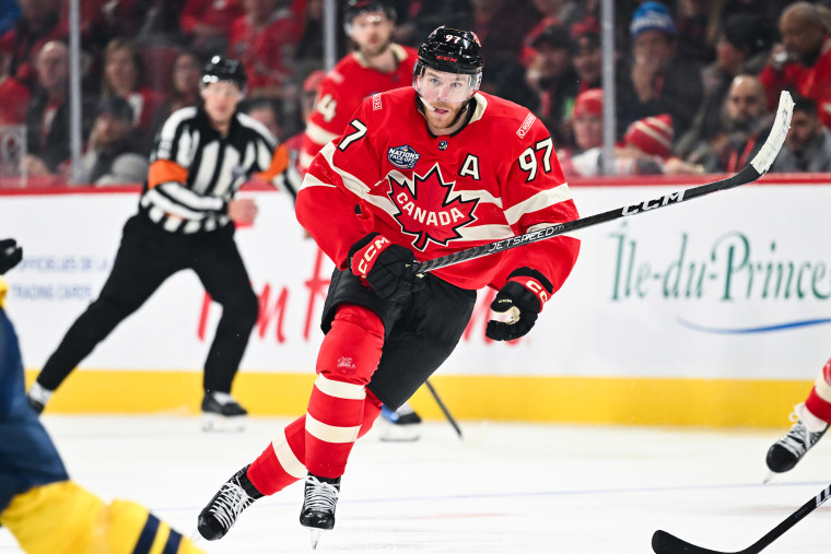 Connor McDavid of Team Canada 