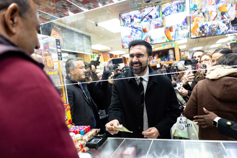 Photo: New York mayoral candidate Zoran Mamdani campaigns ahead of Election Day