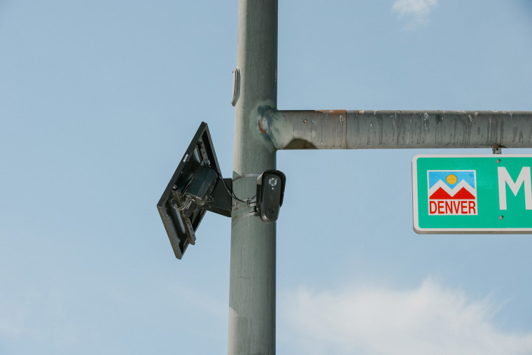 An ALPR installed at the corner of Mariposa St. and West Colfax Ave. in Denver, CO.