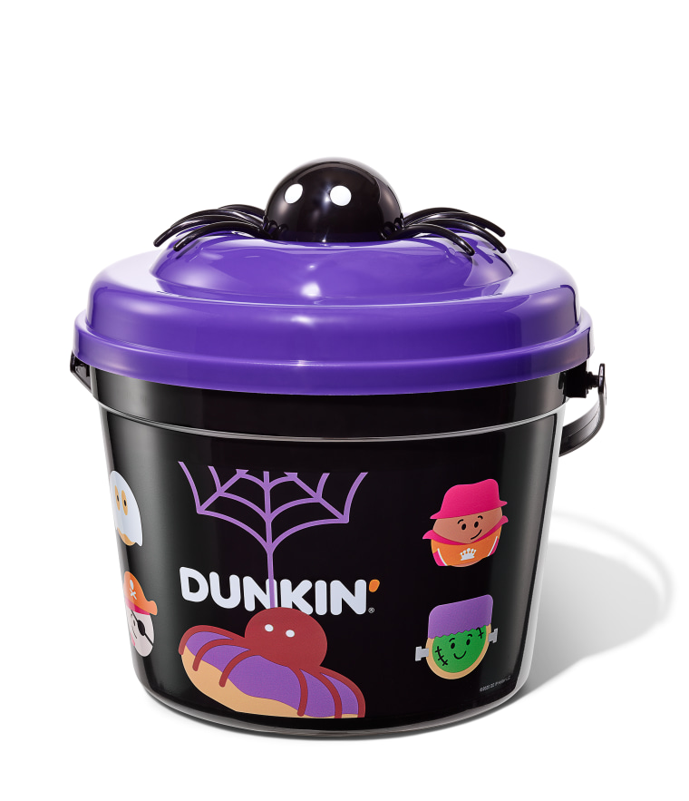 Dunkin's Halloween Munchkins Bucket.