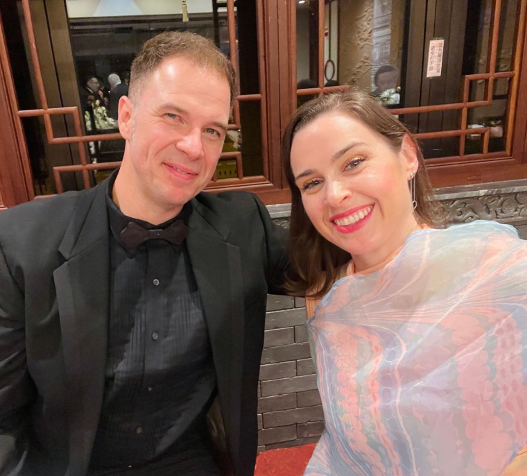 Ashley Bez and her boyfriend.