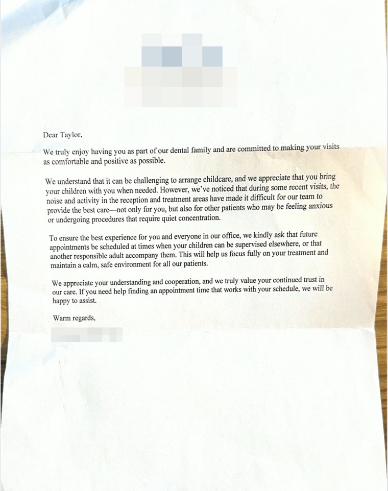 The letter Nitti received.