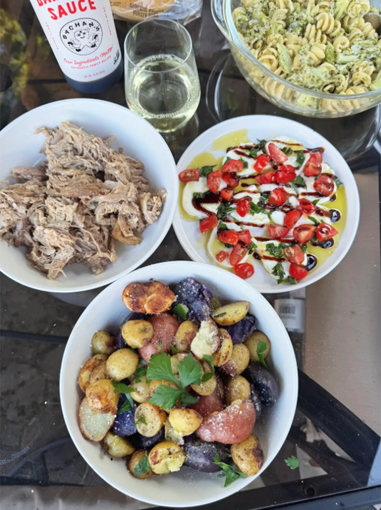 Weekends offer some calm for more leisurely meals.