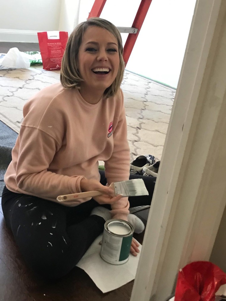 Dylan Dreyer Repaints Her Sons' Bedroom Before Moving